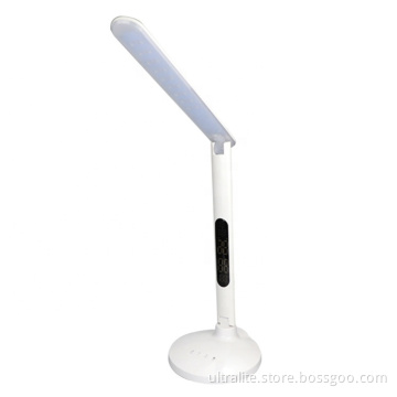 Kids Reading Desk Lamp With Calendar And Thermometer Alarm Clock Handphone Charging